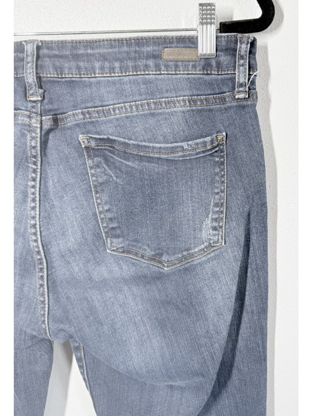 Kut From The Kloth Catherine Boyfriend Jeans Size 12 Stretch Cropped Casual - Picture 6 of 12